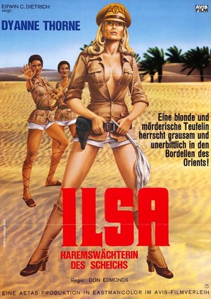 Ilsa, Harem Keeper of the Oil Sheiks - German Movie Poster (thumbnail)