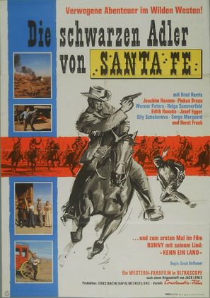 Schwarzen Adler von Santa Fe, Die - German Movie Poster (thumbnail)