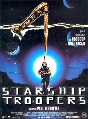 Starship Troopers - French Movie Poster (thumbnail)