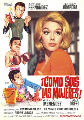 &iexcl;C&oacute;mo sois las mujeres! - Spanish Movie Poster (thumbnail)