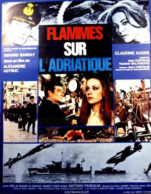 Flammes sur l&#039;Adriatique - French Movie Poster (thumbnail)