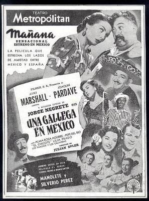 Gallega en M&egrave;xico, Una - Mexican Movie Poster (thumbnail)