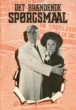 Det br&aelig;ndende sp&oslash;rgsm&aring;l - Danish Movie Poster (thumbnail)