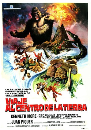 Viaje al centro de la Tierra - Spanish Movie Poster (thumbnail)