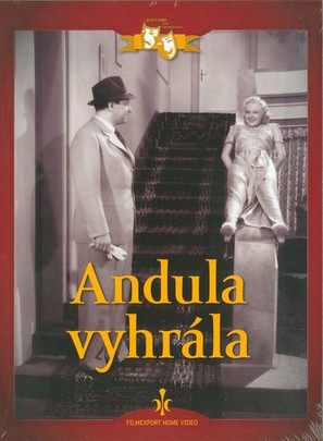 Andula vyhr&aacute;la - Czech DVD movie cover (thumbnail)