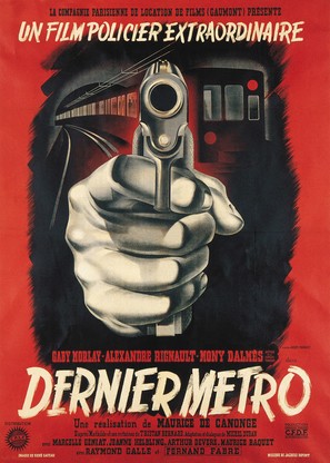 Dernier m&eacute;tro - French Movie Poster (thumbnail)