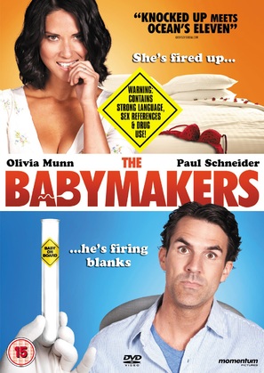 The Babymakers - British DVD movie cover (thumbnail)