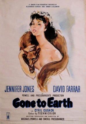 Gone to Earth - British Movie Poster (thumbnail)