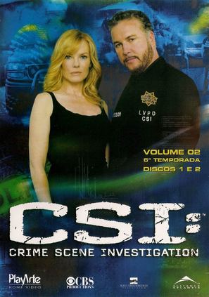 &quot;CSI: Crime Scene Investigation&quot; - Brazilian DVD movie cover (thumbnail)