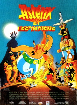 Asterix in Amerika - French Movie Poster (thumbnail)