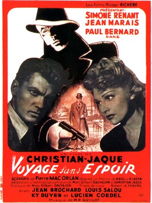 Voyage sans espoir - French Movie Poster (thumbnail)