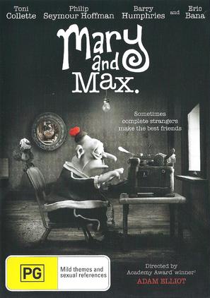 Mary and Max - Australian DVD movie cover (thumbnail)