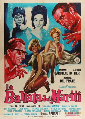 La ballata dei mariti - Italian Movie Poster (thumbnail)