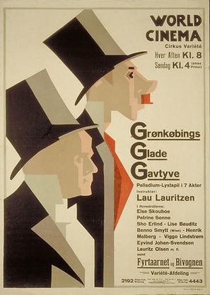 Gr&oslash;nk&oslash;bings glade gavtyve - Danish Movie Poster (thumbnail)