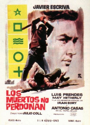 Los muertos no perdonan - Spanish Movie Poster (thumbnail)