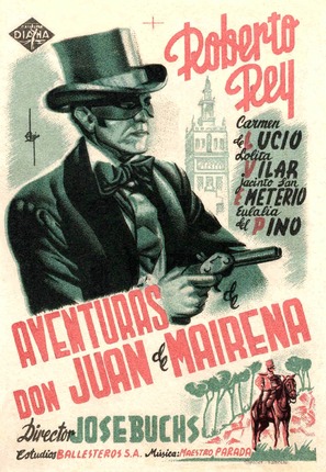Aventuras de Don Juan Mairena - Spanish Movie Poster (thumbnail)