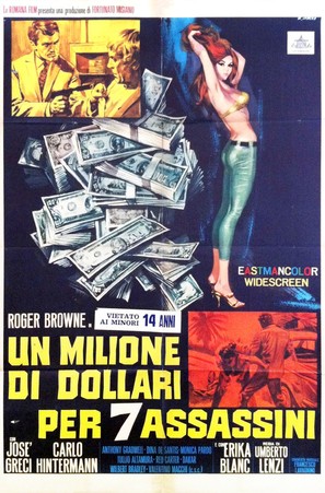 Un milione di dollari per sette assassini - Italian Movie Poster (thumbnail)