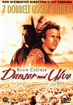 Dances with Wolves - Danish DVD movie cover (thumbnail)