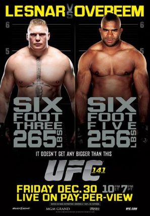 UFC 141: Lesnar vs. Overeem - Movie Poster (thumbnail)