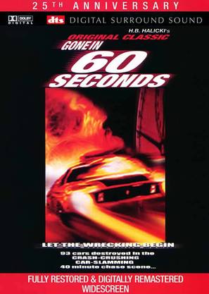 Gone in 60 Seconds - DVD movie cover (thumbnail)