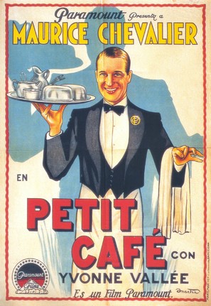 Le petit caf&eacute; - Spanish Movie Poster (thumbnail)
