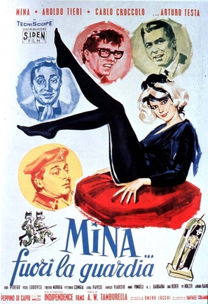 Mina... fuori la guardia - Italian Movie Poster (thumbnail)