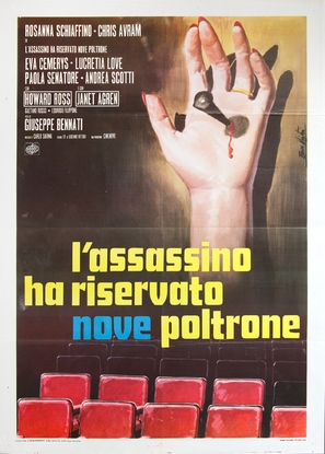 L&#039;assassino ha riservato nove poltrone - Italian Movie Poster (thumbnail)