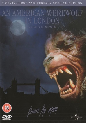 An American Werewolf in London - British Movie Cover (thumbnail)