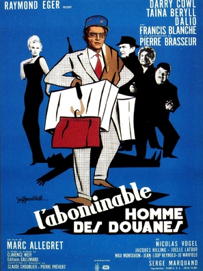 L&#039;abominable homme des douanes - French Movie Poster (thumbnail)