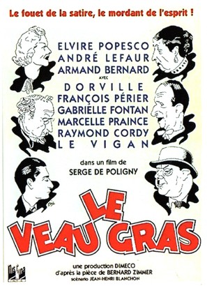 Le veau gras - French Movie Poster (thumbnail)