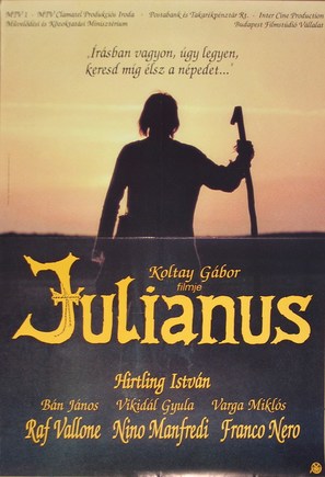 &quot;Julianus bar&aacute;t&quot; - Hungarian Movie Poster (thumbnail)
