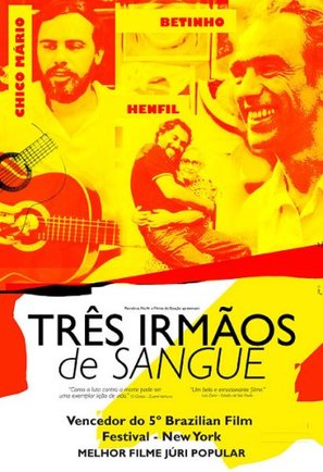 Tr&ecirc;s Irm&atilde;os de Sangue - Brazilian Movie Poster (thumbnail)