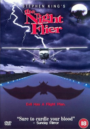 The Night Flier - British DVD movie cover (thumbnail)