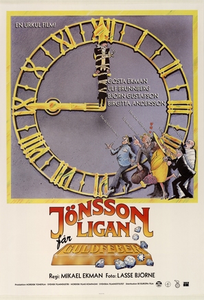 J&ouml;nssonligan f&aring;r guldfeber - Swedish Movie Poster (thumbnail)