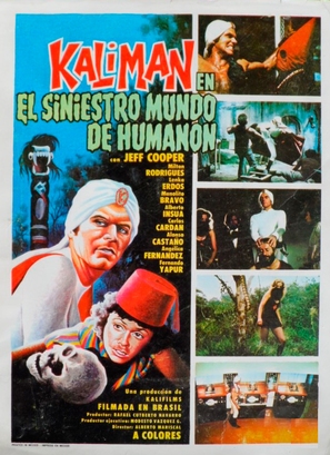 Kalim&aacute;n en el siniestro mundo de Human&oacute;n - Mexican Movie Poster (thumbnail)