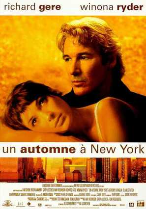 Autumn in New York - French Movie Poster (thumbnail)