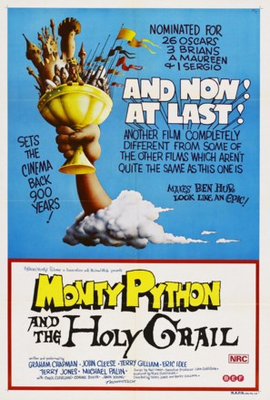 Monty Python and the Holy Grail - Australian Movie Poster (thumbnail)