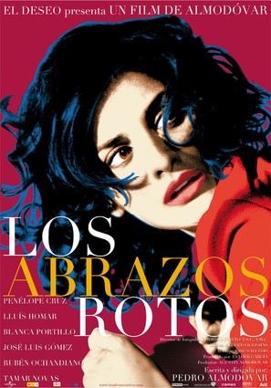 Los abrazos rotos - Spanish Movie Poster (thumbnail)