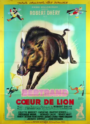 Bertrand coeur de lion Poster