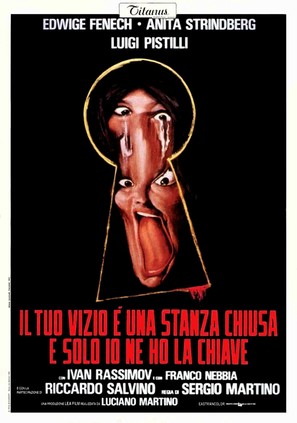 Il tuo vizio &egrave; una stanza chiusa e solo io ne ho la chiave - Italian Movie Poster (thumbnail)