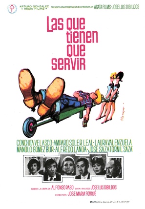 Las que tienen que servir - Spanish Movie Poster (thumbnail)