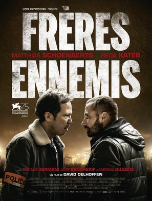 Fr&egrave;res ennemis - French Movie Poster (thumbnail)
