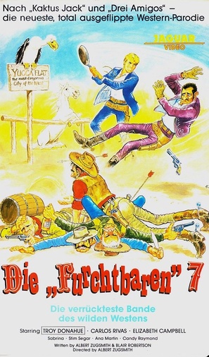 The Phantom Gunslinger - German VHS movie cover (thumbnail)