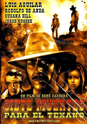 Siete muertes para el texano - Mexican DVD movie cover (thumbnail)