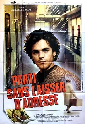 Parti sans laisser d&#039;adresse - French Movie Poster (thumbnail)