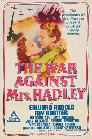 The War Against Mrs. Hadley - Australian Movie Poster (thumbnail)
