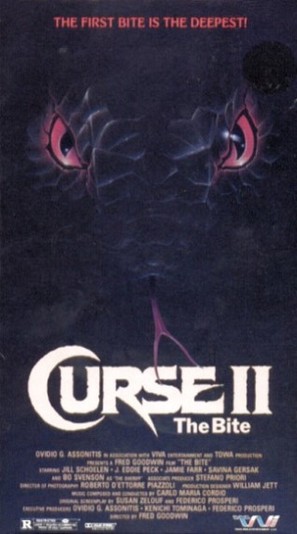 Curse II: The Bite - VHS movie cover (thumbnail)