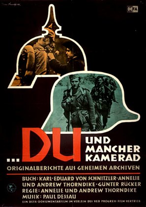 Du und mancher Kamerad - German Movie Poster (thumbnail)