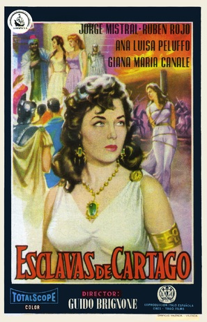 Schiave di Cartagine, Le - Spanish Movie Poster (thumbnail)