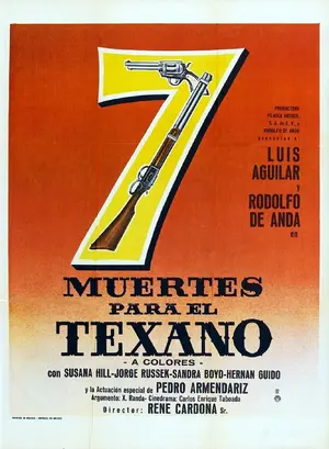 Siete muertes para el texano Poster